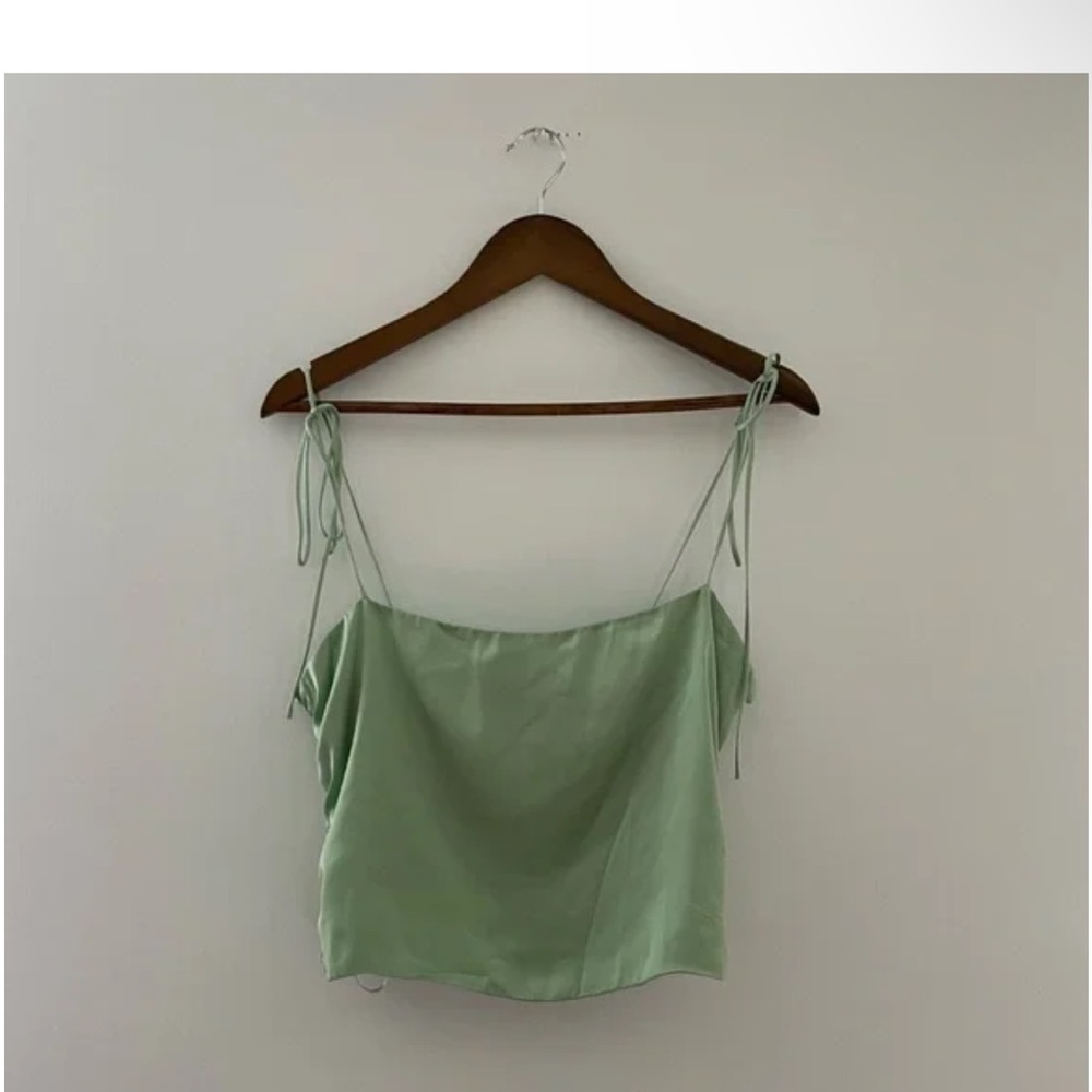 Urban Outfitters Sage Green Tie-Strap Camisole